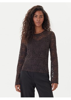 Vero Moda Bluzka Kanya 10336176 Brązowy Regular Fit ze sklepu MODIVO w kategorii Bluzki damskie - zdjęcie 186525458