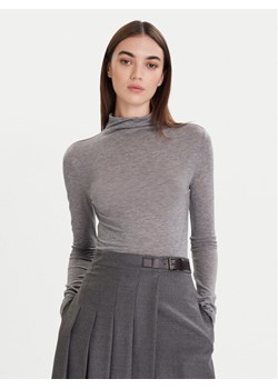 Calvin Klein Sweter LV044D239G Szary Slim Fit ze sklepu MODIVO w kategorii Swetry damskie - zdjęcie 186525479