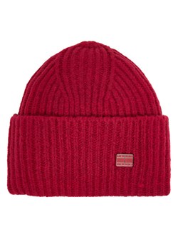 Tommy Hilfiger Czapka Elevated Heritage AW0AW17905 Czerwony ze sklepu MODIVO w kategorii Czapki zimowe damskie - zdjęcie 186525507