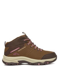 Skechers Trekkingi Trego 180005/BRMT Brązowy ze sklepu MODIVO w kategorii Buty trekkingowe damskie - zdjęcie 186525519