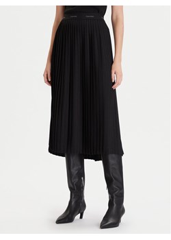 Calvin Klein Spódnica plisowana LV044D632G Czarny Regular Fit ze sklepu MODIVO w kategorii Spódnice - zdjęcie 186525526
