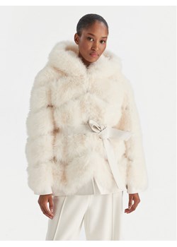 YES LONDON Futro LC/2077ECO Écru Regular Fit ze sklepu MODIVO w kategorii Futra damskie - zdjęcie 186525537