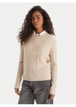 Robe di Kappa Sweter Jolie 65116CW Beżowy Regular Fit ze sklepu MODIVO w kategorii Swetry damskie - zdjęcie 186525547