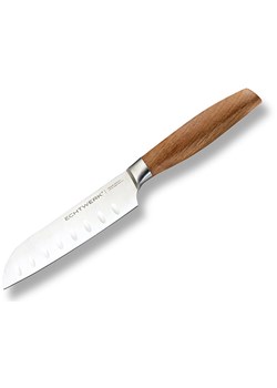 Echtwerk Nóż Santoku &quot;Classic Edition&quot; w kolorze jasnobrązowym - dł. 28,9 cm ze sklepu Limango Polska w kategorii Noże kuchenne - zdjęcie 186526755