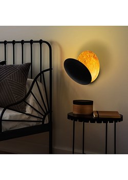 ABERTO DESIGN Lampa ścienna LED w kolorze czarnym - 25 x 25 cm ze sklepu Limango Polska w kategorii Oświetlenie - zdjęcie 186526797