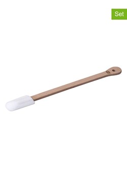 Dr. Oetker Łopatki (2 szt.) &quot;Fair&quot; w kolorze jasnobrązowo-białym - wys. 25 cm ze sklepu Limango Polska w kategorii Akcesoria do pieczenia - zdjęcie 186527128