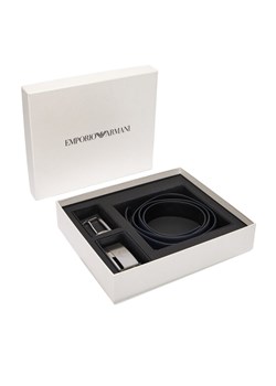 Emporio Armani Pasek Męski Y4S498 YLP4E 81285 Granatowy ze sklepu MODIVO w kategorii Paski męskie - zdjęcie 186527328
