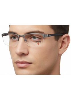 Męskie oprawki okulary korekcyjne żyłkowe półramki MM614E - id: 4951 - marki Montana - 186527808 Męskie oprawki okulary korekcyjne żyłkowe półramki MM614E ze sklepu Stylion w kategorii Okulary korekcyjne męskie - zdjęcie 186527808