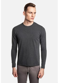 BLUZA CINISI Z OKRĄGŁYM DEKOLTEM GRAFIT ze sklepu Recman w kategorii Bluzy męskie - zdjęcie 186527965