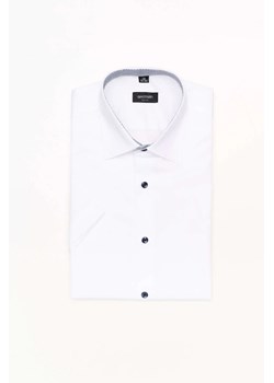 KOSZULA BEXLEY 2392E KRÓTKI RĘKAW SLIM FIT BIAŁY ze sklepu Recman w kategorii Koszule męskie - zdjęcie 186528858