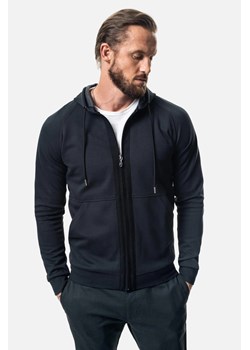 BLUZA TONGE ROZPINANY CZERŃ ze sklepu Recman w kategorii Bluzy męskie - zdjęcie 186528959