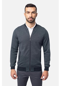 BLUZA TALBOT ROZPINANY CZERŃ ze sklepu Recman w kategorii Bluzy męskie - zdjęcie 186528965