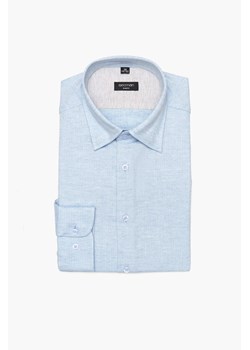 KOSZULA CORSINI 3120D DŁUGI RĘKAW SLIM FIT NIEBIESKI ze sklepu Recman w kategorii Koszule męskie - zdjęcie 186528996