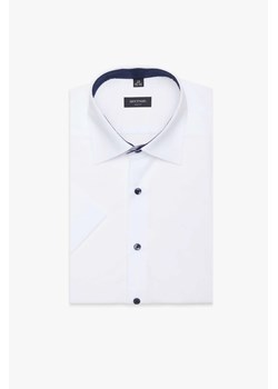 KOSZULA BEXLEY 2986E KRÓTKI RĘKAW SLIM FIT BIAŁY ze sklepu Recman w kategorii Koszule męskie - zdjęcie 186529177