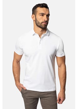 KOSZULKA POLO LIERMO BIAŁY ze sklepu Recman w kategorii T-shirty męskie - zdjęcie 186529417