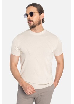 T SHIRT COLES BEŻ ze sklepu Recman w kategorii T-shirty męskie - zdjęcie 186529466