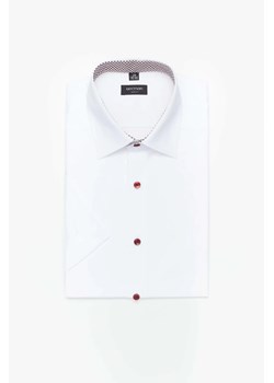 KOSZULA BEXLEY 2782E KRÓTKI RĘKAW SLIM FIT BIAŁY ze sklepu Recman w kategorii Koszule męskie - zdjęcie 186529948