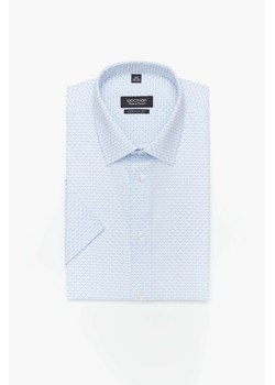 KOSZULA COLINE 3191T KRÓTKI RĘKAW CUSTOM FIT NIEBIESKI ze sklepu Recman w kategorii Koszule męskie - zdjęcie 186530076