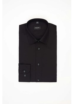 KOSZULA CORSINI 2739T DŁUGI RĘKAW SLIM FIT CZERŃ ze sklepu Recman w kategorii Koszule męskie - zdjęcie 186530115