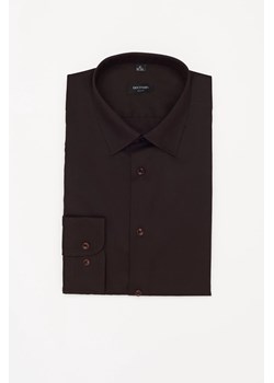 KOSZULA VERSONE 3220T DŁUGI RĘKAW SLIM FIT BRĄZ ze sklepu Recman w kategorii Koszule męskie - zdjęcie 186530558