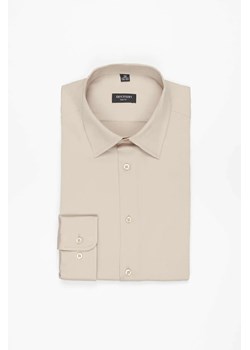 KOSZULA VERSONE 3225D DŁUGI RĘKAW SLIM FIT BEŻOWA ze sklepu Recman w kategorii Koszule męskie - zdjęcie 186530815