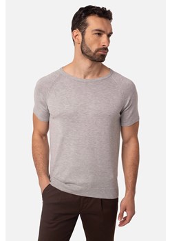 T SHIRT ROGLIANO SZARY ze sklepu Recman w kategorii T-shirty męskie - zdjęcie 186530825
