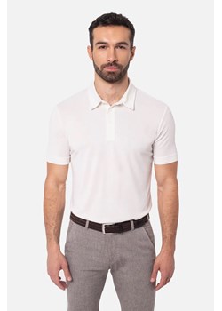 KOSZULKA POLO MILANA ECRU ze sklepu Recman w kategorii T-shirty męskie - zdjęcie 186530859