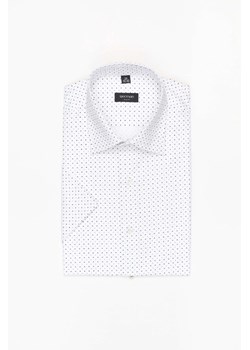 KOSZULA COLINE 3250E KRÓTKI RĘKAW SLIM FIT BIAŁA Z BAWEŁNĄ ze sklepu Recman w kategorii Koszule męskie - zdjęcie 186531366