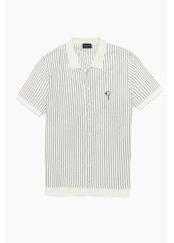 KOSZULKA POLO TENNIS CLUB 012 ECRU Z WISKOZY ze sklepu Recman w kategorii T-shirty męskie - zdjęcie 186531448