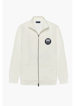 BLUZA TENNIS CLUB 007 ROZPINANY ECRU Z MODALEM ze sklepu Recman w kategorii Bluzy męskie - zdjęcie 186531476