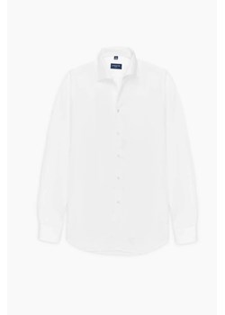 KOSZULA TENNIS CLUB 019 DŁUGI RĘKAW SLIM FIT BIAŁA Z BAWEŁNY ze sklepu Recman w kategorii Koszule męskie - zdjęcie 186531777