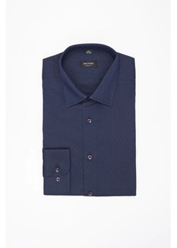 KOSZULA CORSINI 3276E DŁUGI RĘKAW CUSTOM FIT GRANATOWA Z BAWEŁNY ze sklepu Recman w kategorii Koszule męskie - zdjęcie 186532168