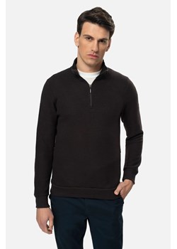 BLUZA LUDRES TROYER/TYPU TROYER BRĄZOWA Z WEŁNĄ ze sklepu Recman w kategorii Bluzy męskie - zdjęcie 186532245