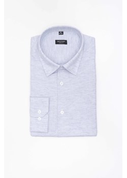 KOSZULA FORMENTO 3285D DŁUGI RĘKAW CUSTOM FIT BŁĘKITNA Z LNEM ze sklepu Recman w kategorii Koszule męskie - zdjęcie 186532347