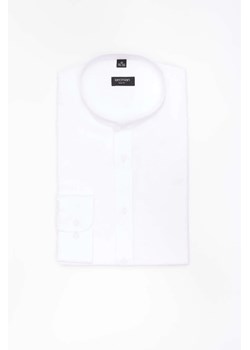 KOSZULA FORMENTO 3288D DŁUGI RĘKAW SLIM FIT BIAŁA Z LNEM ze sklepu Recman w kategorii Koszule męskie - zdjęcie 186532486
