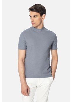 T SHIRT ZAUN NIEBIESKI Z BAWEŁNĄ - id: 1038529 - marki Recman - 186532518 T SHIRT ZAUN NIEBIESKI Z BAWEŁNĄ ze sklepu Recman w kategorii T-shirty męskie - zdjęcie 186532518