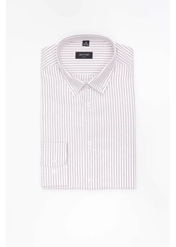 KOSZULA COFINO 3293T DŁUGI RĘKAW SLIM FIT BEŻOWA Z BAWEŁNĄ ze sklepu Recman w kategorii Koszule męskie - zdjęcie 186532617