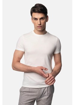 T SHIRT MUXAL ECRU Z MODALEM ze sklepu Recman w kategorii T-shirty męskie - zdjęcie 186532666
