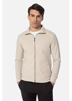 BLUZA CORUNA ROZPINANY BEŻOWA Z BAWEŁNĄ ze sklepu Recman w kategorii Bluzy męskie - zdjęcie 186532735