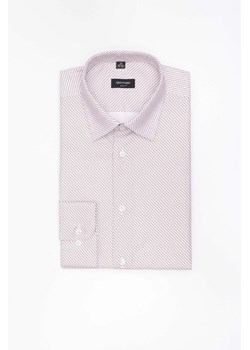 KOSZULA COLINE 3301T DŁUGI RĘKAW SLIM FIT BEŻOWA Z BAWEŁNĄ ze sklepu Recman w kategorii Koszule męskie - zdjęcie 186532829