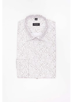 KOSZULA CORSINI 3296E DŁUGI RĘKAW SLIM FIT BEŻOWA Z BAWEŁNĄ ze sklepu Recman w kategorii Koszule męskie - zdjęcie 186532885