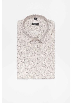 KOSZULA COLINE 3312D DŁUGI RĘKAW SLIM FIT BEŻOWA Z BAWEŁNY ze sklepu Recman w kategorii Koszule męskie - zdjęcie 186533417