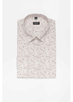 KOSZULA COLINE 3312D DŁUGI RĘKAW CUSTOM FIT BEŻOWA Z BAWEŁNY ze sklepu Recman w kategorii Koszule męskie - zdjęcie 186533419