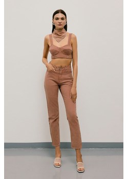 SPODNIE DAMSKIE PARIS POWDER PINK DENIM ze sklepu Jemiol w kategorii Spodnie damskie - zdjęcie 186535816
