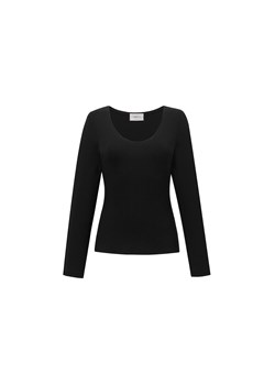 BLUZKA LONGSLEEVE RIB BLACK ze sklepu Jemiol w kategorii Bluzki damskie - zdjęcie 186535889