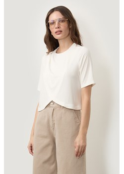 T-SHIRT DAMSKI KIMBERLY BAMBOO WHITE ze sklepu Jemiol w kategorii Bluzki damskie - zdjęcie 186537966