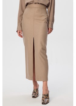 SPÓDNICA SIENNA BEIGE STRIPES ze sklepu Jemiol w kategorii Spódnice - zdjęcie 186538765