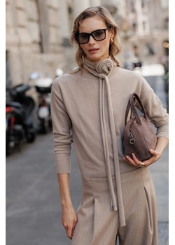 SWETER DAMSKI ROSE BEIGE - id: 8321 - marki Jemiol - 186538896 SWETER DAMSKI ROSE BEIGE ze sklepu Jemiol w kategorii Swetry damskie - zdjęcie 186538896