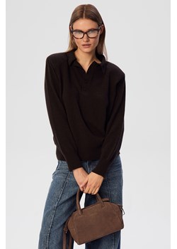SWETER DAMSKI POLO CHOCO - id: 8319 - marki Jemiol - 186538949 SWETER DAMSKI POLO CHOCO ze sklepu Jemiol w kategorii Swetry damskie - zdjęcie 186538949