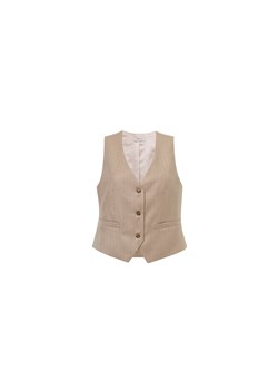 KAMIZELKA DAMSKA SOFIA BEIGE STRIPES ze sklepu Jemiol w kategorii Kamizelki damskie - zdjęcie 186539139